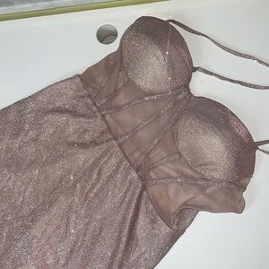 Perfect condition, pink sparkle mini dress